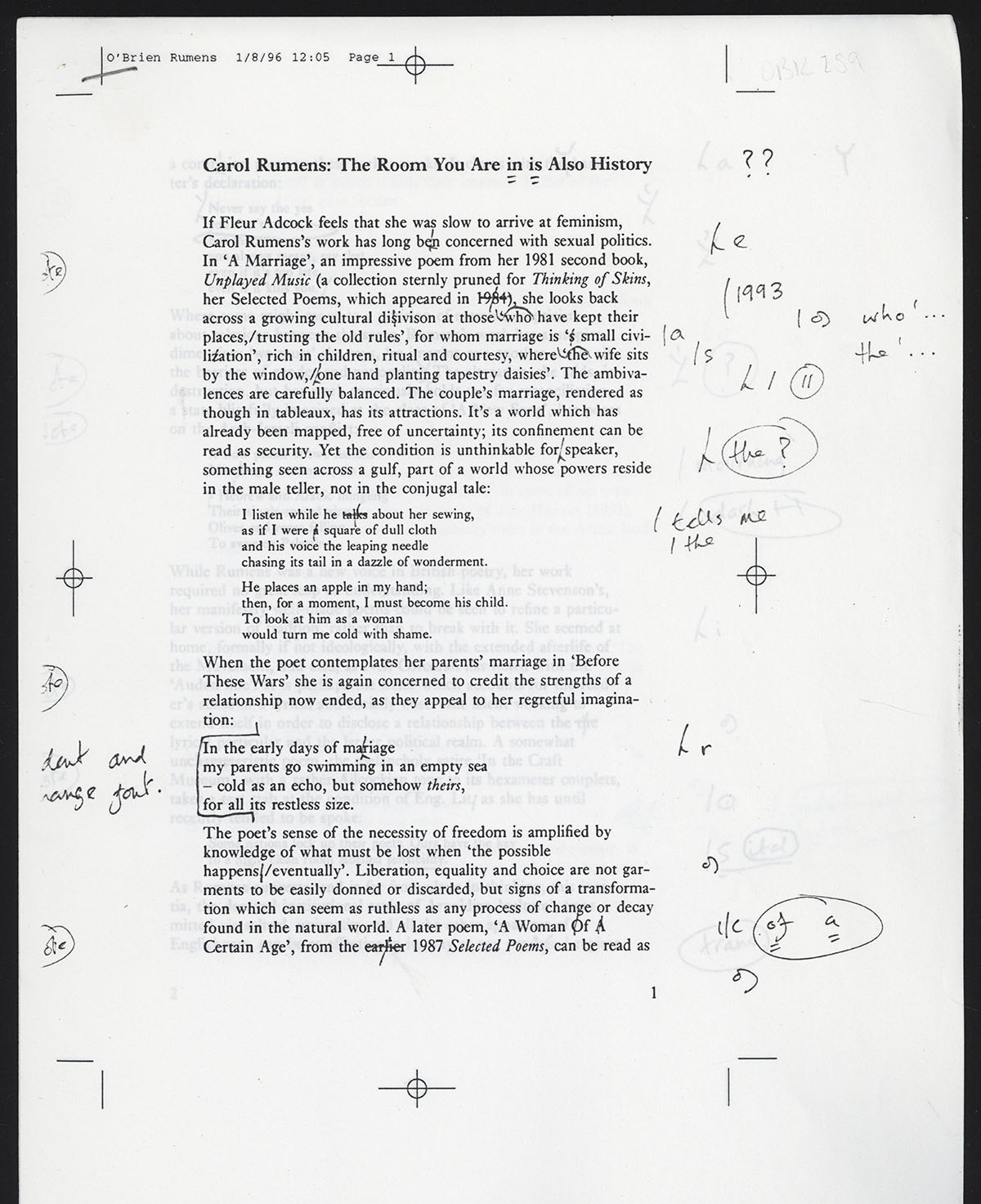 Scanned page from a book - listen to audio below for transcript